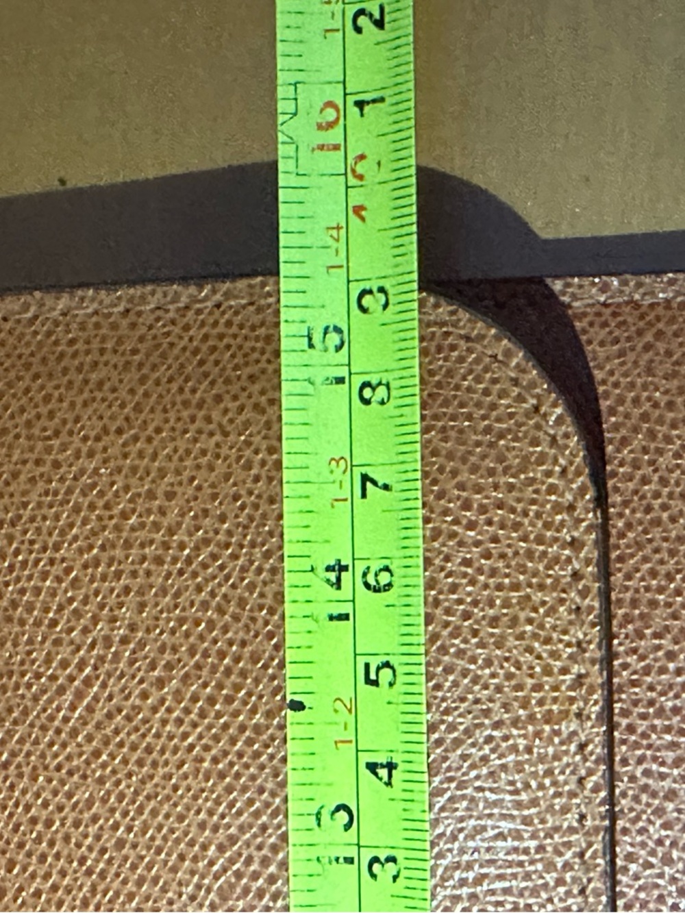 VTG Valentino Garavani Classic Brown Leather EnvelopeClutch Bag W/Gold Hardware - Picture 11 of 12